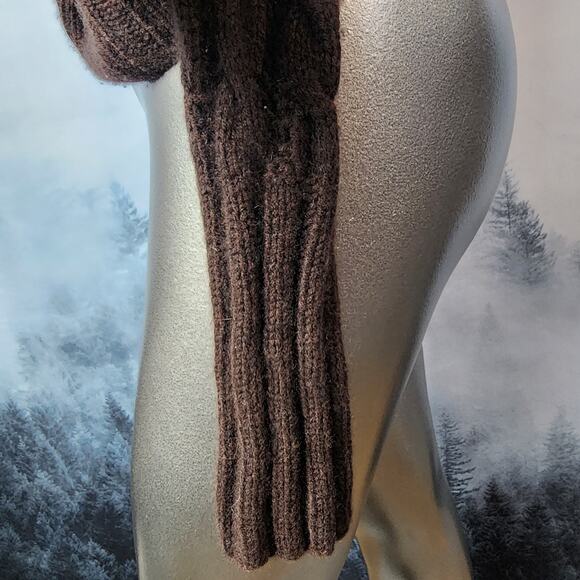 Autumn Cashmere 100% Pure Cashmere Chocolate Brown Knit Cardigan | Women's XS - Picture 7 of 12